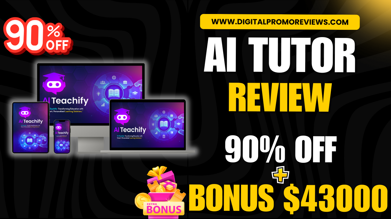 AI Tutor Review: 90% OFF + $43K Free Bonuses + OTOs